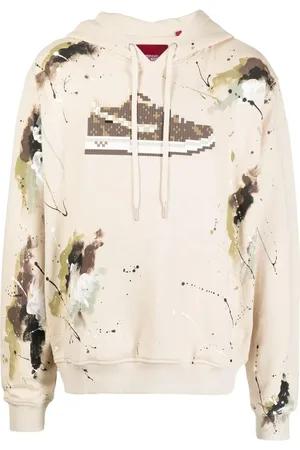 MOSTLY HEARD RARELY SEEN Sneaker-print long-sleeve hoodie