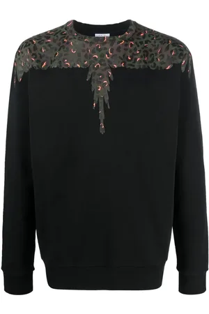 MARCELO BURLON Animalier Wings organic cotton sweatshirt