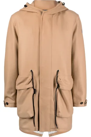 Paul & Shark Hooded wool-blend coat