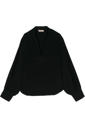 BLANCA Long-sleeves crepe blouse