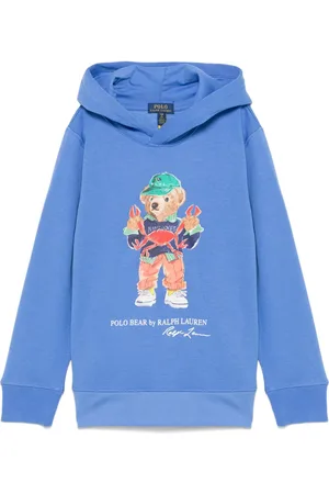 Ralph Lauren Polo-Bear-motif hoodie