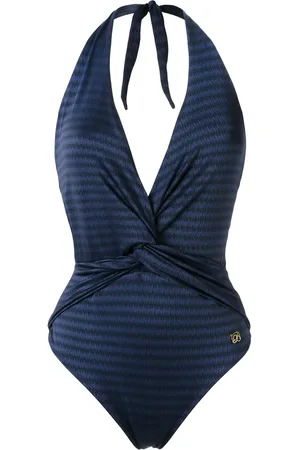 Brigitte Plunge neck Aline swimsuit