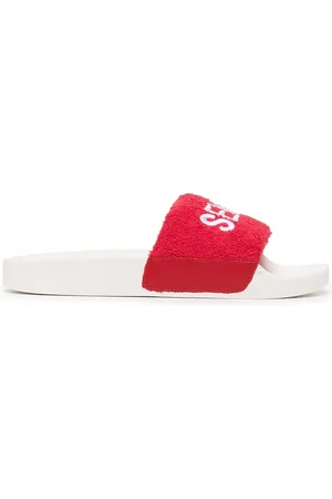 SENSO Elly logo-embroidered slides