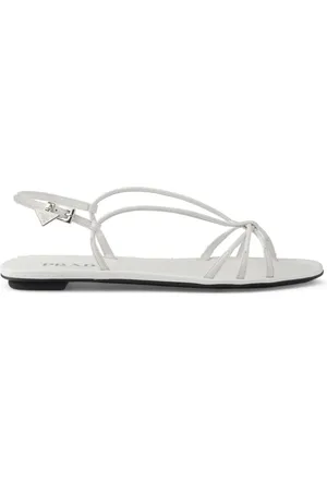 Prada Flat leather sandals