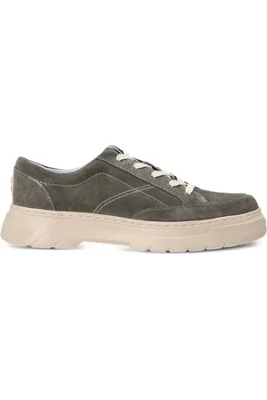 HUGO BOSS Urian contrast-stitching leather sneakers