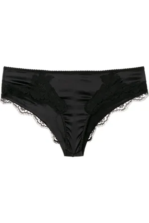 Dolce & Gabbana Lace-detail satin briefs