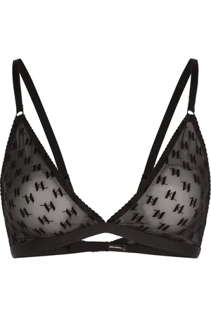 Karl Lagerfeld Monogram mesh bra