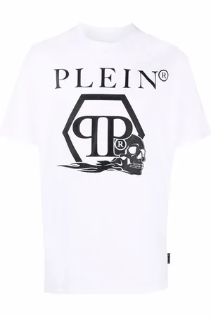 Philipp Plein Skull and logo-print T-shirt