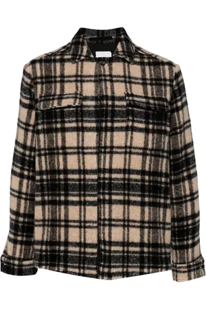ELEVENTY Checkered shirt jacket