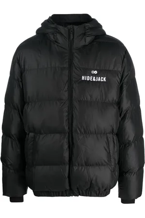 HIDE&JACK Logo-embroidered padded jacket
