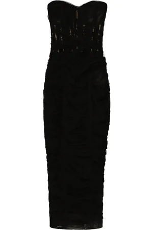 Dolce & Gabbana Draped tulle corset dress