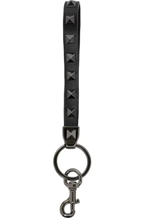 VALENTINO GARAVANI Rockstud leather keyring