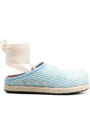 Marni Sabot ribbon-tie shoes