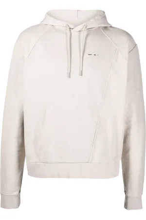 HELIOT EMIL Panelled organic cotton hoodie
