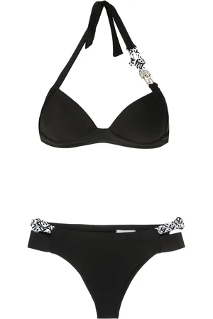 AMIR SLAMA Rope details balconette bikini set