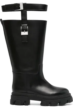 Gia Borghini 50mm leather boots