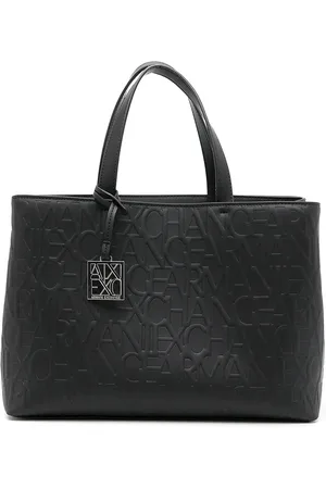 Armani Exchange Debossed-logo tote bag