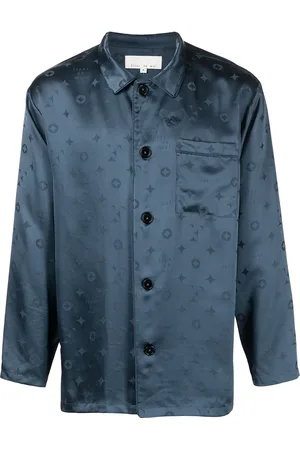 FLEUR DU MAL Jacquard silk pyjama top