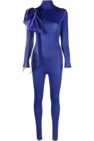 Atu Body Couture Bow-detail long-sleeved jumpsuit