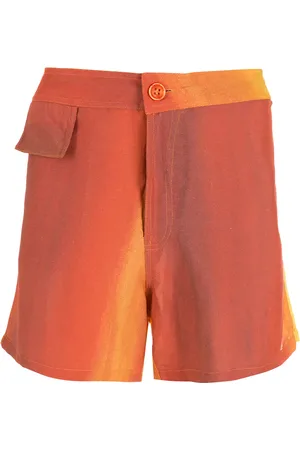 AMIR SLAMA Printed straight shorts