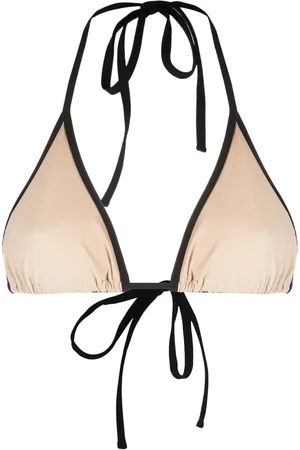 Totême Stripe Tie bikini top