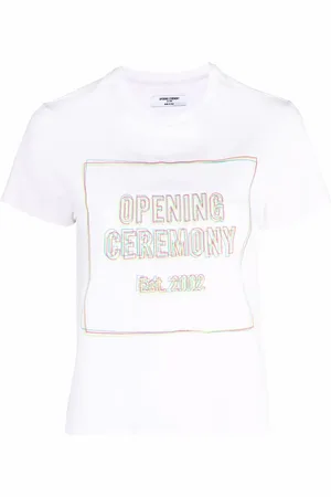 Opening Ceremony Box logo-print T-shirt