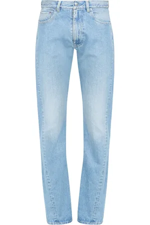 Maison Margiela Turn-up cotton jeans