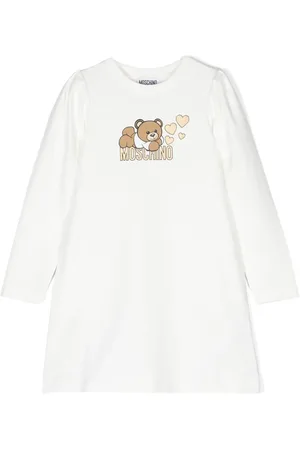 Moschino Teddy Bear logo-print jersey dress