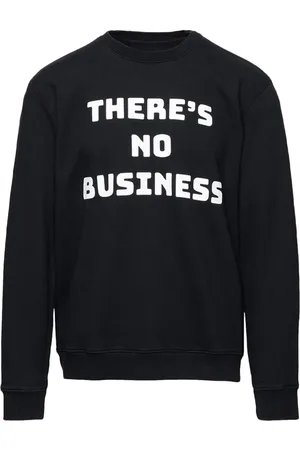 Aztech No Biz slogan-print sweatshirt