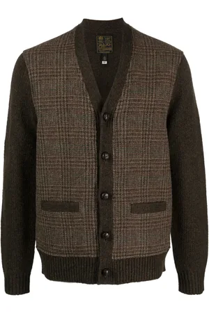 Ralph Lauren Checked panelled cardigan