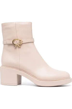 Gianvito Rossi Ribbon Dumont 45mm leather boots