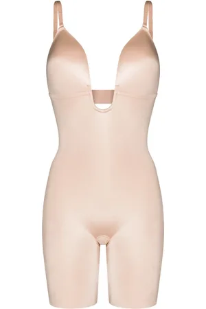 Spanx Suit Your Fancy plunge mid-thigh bodysuit
