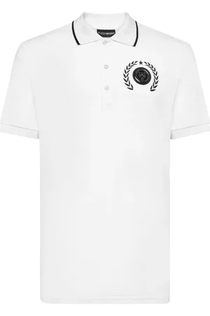 Philipp Plein Logo-print cotton polo shirt
