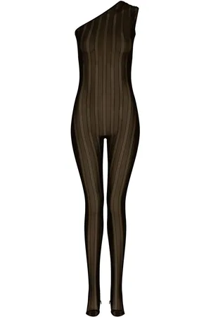 Dolce & Gabbana One-shoulder jacquard jumpsuit