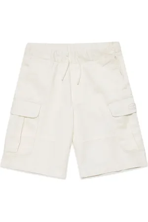 Diesel Logo-embroidery cotton shorts