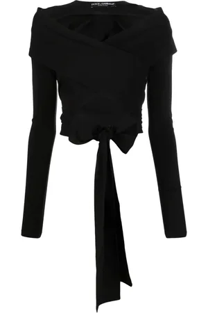 Dolce & Gabbana Cut-out wrap top