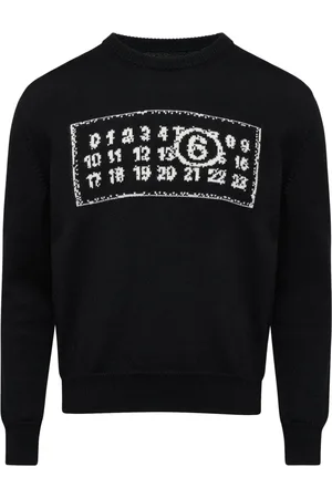 Maison Margiela Numbers-motif crew-neck jumper