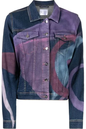 Madison.Maison Graphic-print denim jacket