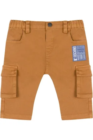 Moschino Logo-appliqu?? cargo trousers