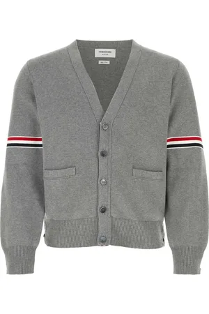 Thom Browne Milano stitch stripe armband cardigan