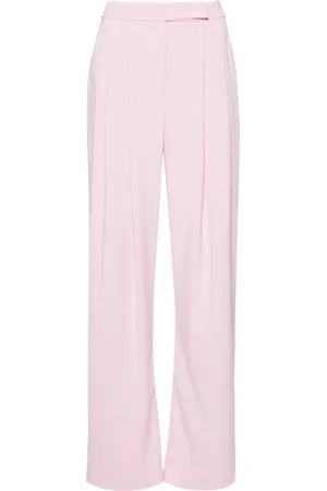 Pinko Wide-leg crepe trousers
