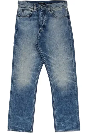 FEAR OF GOD Knee whiskering effect straight-legged jeans