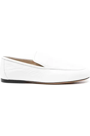 Khaite Alessia leather loafers