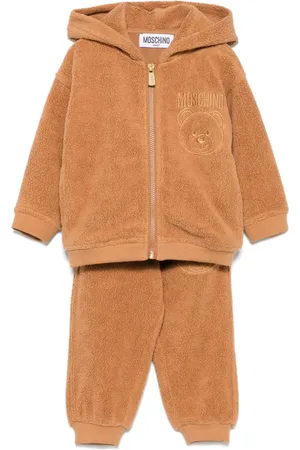 Moschino Faux-shearling tracksuit