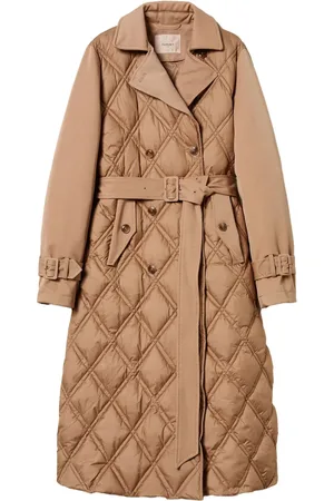 Twin-Set Double-breasted quilted puffer jacket