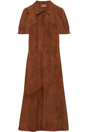 Prada Suede midi dress