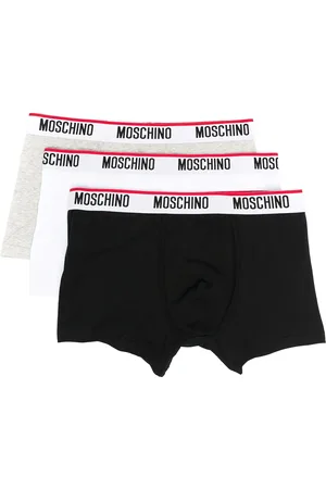 Moschino Logo-waistband three-pack boxers