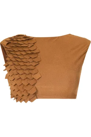 Lenny Niemeyer Scales-appliqu?? textured bikini top