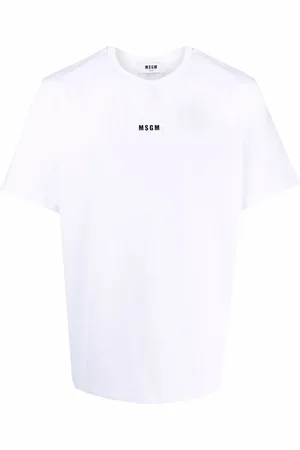 Msgm Logo-print cotton T-shirt