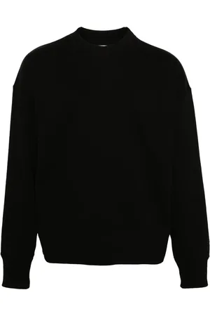 Jil Sander Logo-embroidered cotton blend sweatshirt